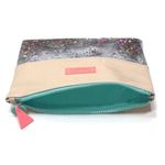 Womens Benefit 2018 Confetti Zip Pouch Travel Makeup Cosmetic Bag Rare & HTF Photo 1