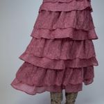 Listicle NWT  Kendra Tiered Lace Skirt. Size Medium Photo 5