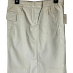 Helmut Lang Helmut Lang Skirt Women 2 Beige Natural Textured Twill Pencil Skirt Careercore Photo 0