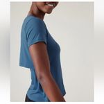 Athleta Air Out Cinch TEE in Blueish Size M Photo 1