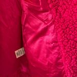 UGG  Hot Pink Gertrude Short Teddy Coat Women’s Size S - NWT Photo 7