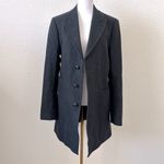 Jil Sander  +J x Uniqlo Single Breasted Wool Coat in Black Grey Sz. XS Photo 1