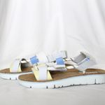 Camper Oruga Flat Sandal Size 7 NWOB White Photo 2