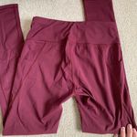 Heathyoga Maroon Pocket Leggings Red Photo 3