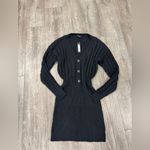 Steve Madden Black Cable Knit Cardigan and Skirt Set Photo 1