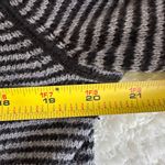 Eddie Bauer  knit double zipper zip up size medium black grey 100% cotton Photo 2