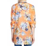 NWT Aratta Women's Claudine Agness Embroidered Tunic Blouse Top Size Medium Orange Photo 1