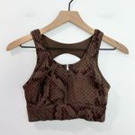 Varley  | Fay Sports Bra In Burnt Snake Print size Small Photo 2