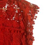 Tularosa Clayton Red Crochet Lace Mini Dress Size XS Photo 4