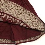 Tularosa Fiona Embroidered Off The Shoulder Drop Waist Dress In Mulled Wine Photo 4