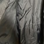 Vintage Wilson Leather Coat Black Lined Snaps Tie Waist Pockets Vents Woman L Size L Photo 4