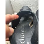 Pedro Garcia Black Suede Heels 39 Hook & Loop Sling Photo 4