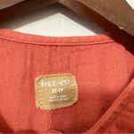 Free People We The Free by  Luka Top Mango Red Size XS | Boho Peplum Blouse Photo 3