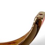 Crown & Ivy Montauk Weekend Clamper Bangle Bracelet  Goldtone with Pink Enamel Photo 6