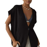 NWT Maeve By Anthropologie Women’s Oversized Muscle Sweater Vest Ivory Size L Size L Photo 0