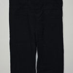 Anthropologie Maeve by The Colette Black Linen Blend Wide Leg Crop Pants Sz 33 Photo 0