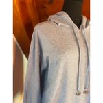 Michael Kors Light Blue Hooded Cropped Sweatshirt sz M Photo 6