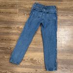 Edikted  Blue Heart Cutout Straight Leg Jeans Photo 3