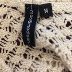 moon&madison Anthropolologie Moon & Madison beige crochet tank top Photo 4