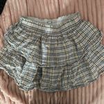 Aerie Ruffle Tiered Gingham Skirt Photo 2
