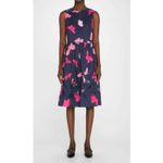 Carolina Herrera  Butterfly‎ eyelet embroidered midi dress size 2 $1990 Photo 0