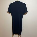 Alice + Olivia Classics Marsha Ruched Polo Collared Mini Dress Black Size Small Photo 9