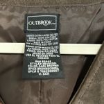 Outbrook Suede Leather Patchwork vest women’s XL Brown vintage westernYllwstone Photo 1