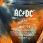 AC/DC Back in Black Spell-Out Album Art Hard Rock Tie Dye XL Photo 3