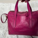 Fossil Sydney Satchel/Crossbody in Rare Raspberry. Highly sought out Bag Photo 2