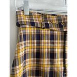 Capulet  Women's Revolve XS Lenora Yellow Plaid A-Line Mini Skirt Preppy Academia Photo 2