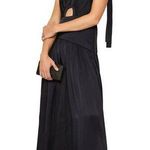 3.1 Phillip Lim Satin Cut out Gown in Navy 10 Womens Long Formal Maxi Photo 0