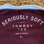 Aeropostale  tomboy seriously soft maroon long sleeve shirt XS Photo 2