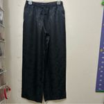 Victoria's Secret Satin Pajama Set Black Dragon, Long Sleeve & Pants, Gold VS Photo 9