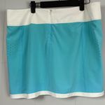 Callaway  Aqua Blue & White Golf Activewear Skort Size 14 Outdoor Sporty Photo 3