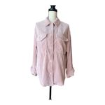 Ashley by 26 International  Pink Corduroy Shirt Jacket Size S Photo 4