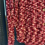 7th Ray  Burgundy and White Button-Down Shirt Photo 6