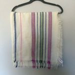 Old Navy NWT Blanket Scarf Multicolor Fringe Rainbow Gift Winter Cozy Snow Photo 1
