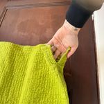 RUSS BERENS | Pea Green Quilted Linen Blend Zip Up Vest Boho Kantha Extra Small Gray Size XS Photo 5