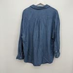 Old Navy  Long Sleeve Boyfriend Shirt Cotton Denim Size Large Photo 6