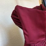 House Of CB ‎ XS D-DD  'Marcella' Berry pleated georgette maxi dress NWOT Photo 7