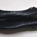 Seychelles  Wide Women’s Mia Faux Leather Vegan Reptile Black Bow Pointed Flats Photo 7