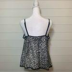 Victoria's Secret  Leopard
Print Silky Satin‎ Cami Tank Top Size L Photo 2