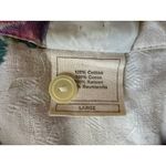Laura Ashley Vintage  Oversized Floral Buttondown Shirt Size Large Photo 4