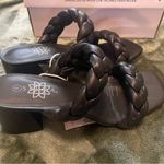 Serra Elegant Black Braided Women's Heels Photo 1