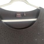 Rafaella Black Jeweled Beaded Long Sleeve Formal Knit Sweater Women Sz 3X Photo 6