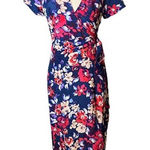 Yumi Kim  Women's size XS Caught in the MIDI Wrap Dress Garden Paradise NWT‎ Photo 0