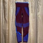 PINK - Victoria's Secret PINK Victoria’s Secret Cool & Comfy seamless maroon/royal blue leggings XS Photo 3