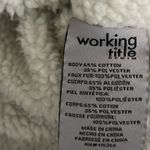 Working Title Crop Denim Jacket Womens S Light Wash Sherpa Lined Coastal Cowgirl Blue Photo 5