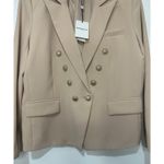 Generation Love Delilah Crepe Blazer Latte (Cream) Size XL NWT Revolve Dressy Photo 4