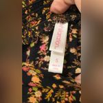 Xhilaration  Black and Pink Floral Maxi Skirt Photo 1